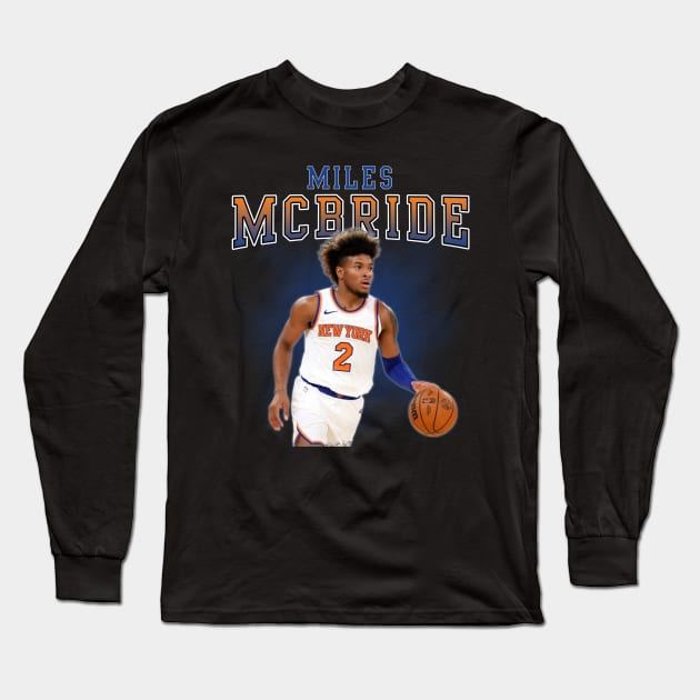 Miles McBride Long Sleeve T-Shirt by Bojes Art